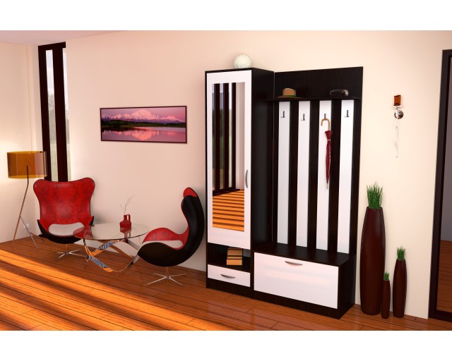 Set Andrei Cuier 800 si Dulap 500 WENGE